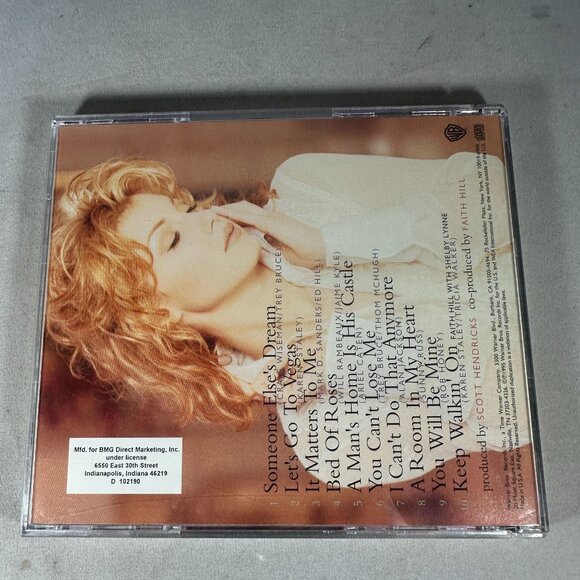 Faith Hill It Matters To Me CD 1995 Country Album BMG Warner Bros - Picture 2 of 3